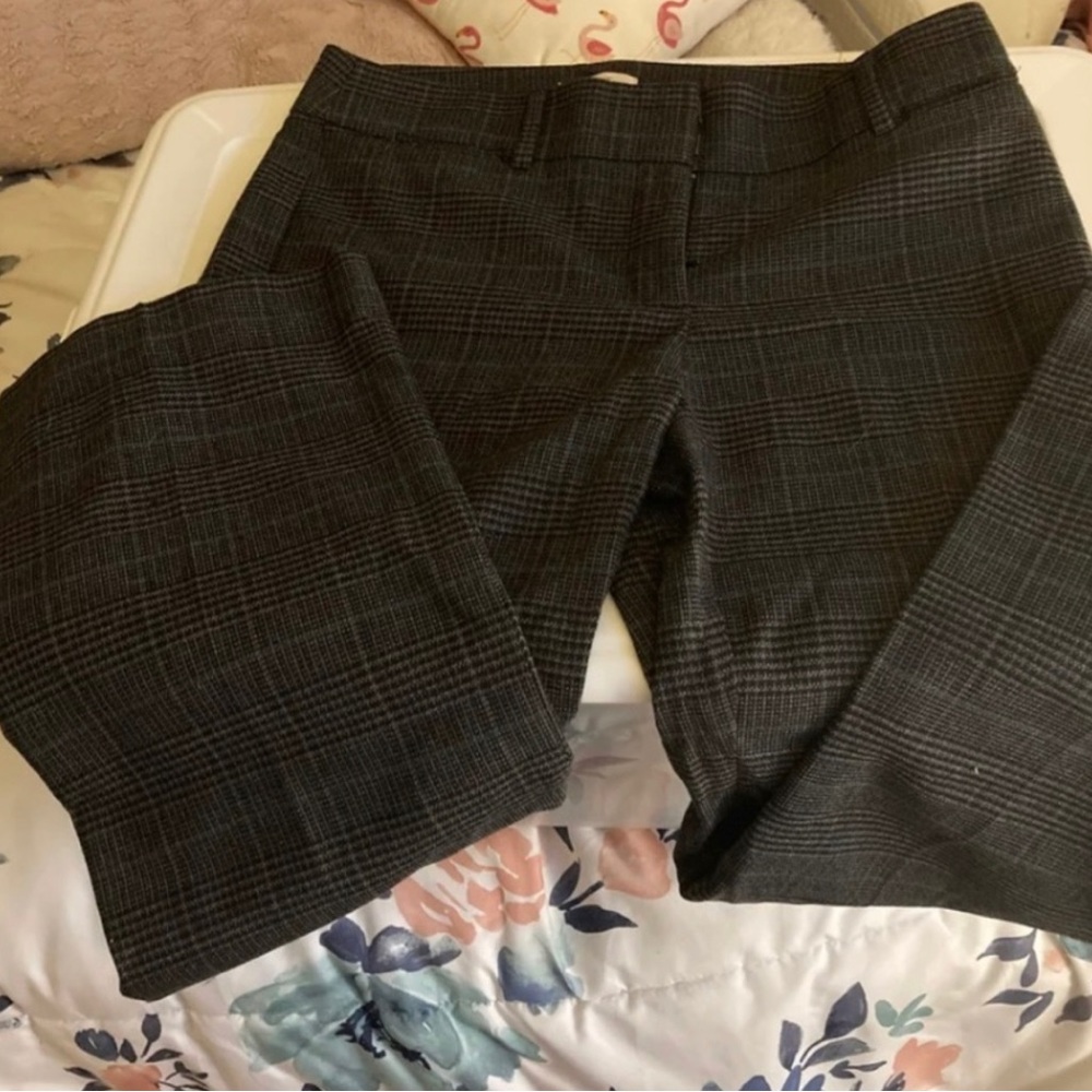 LOFT: Plaid Dress Pants